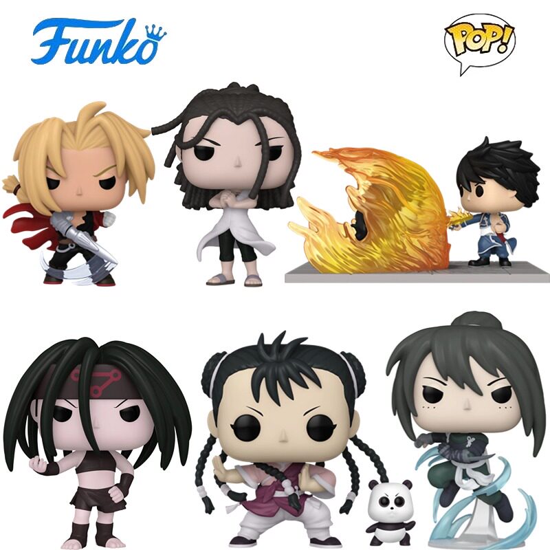 FUNKO钢之炼金师爱德华张梅公仔