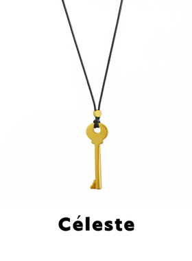 Céleste命运之门钥匙吊坠项链女