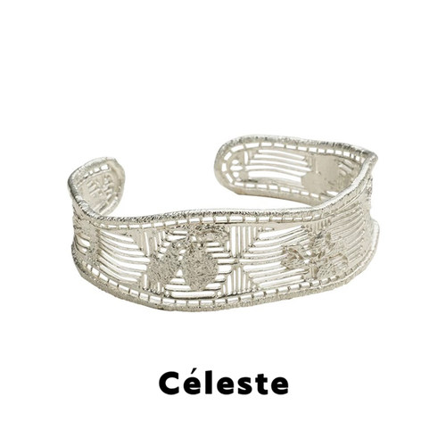 Céleste新中式栀子开口手镯女