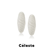 破茧银色拉丝椭圆耳环女重工高级感时尚 Céleste 张婧仪同款 耳钉