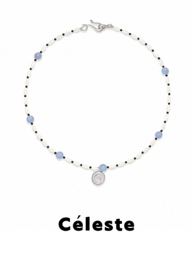 Céleste高级感浅滩贝珠项链女
