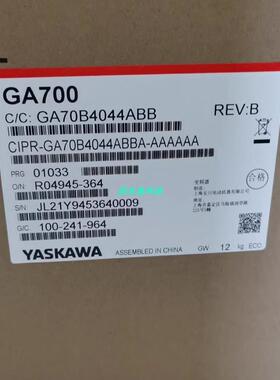YASKAWA/安川CIPR-GA70B4023/4031/4038/4044/4060/4075/4089ABBA