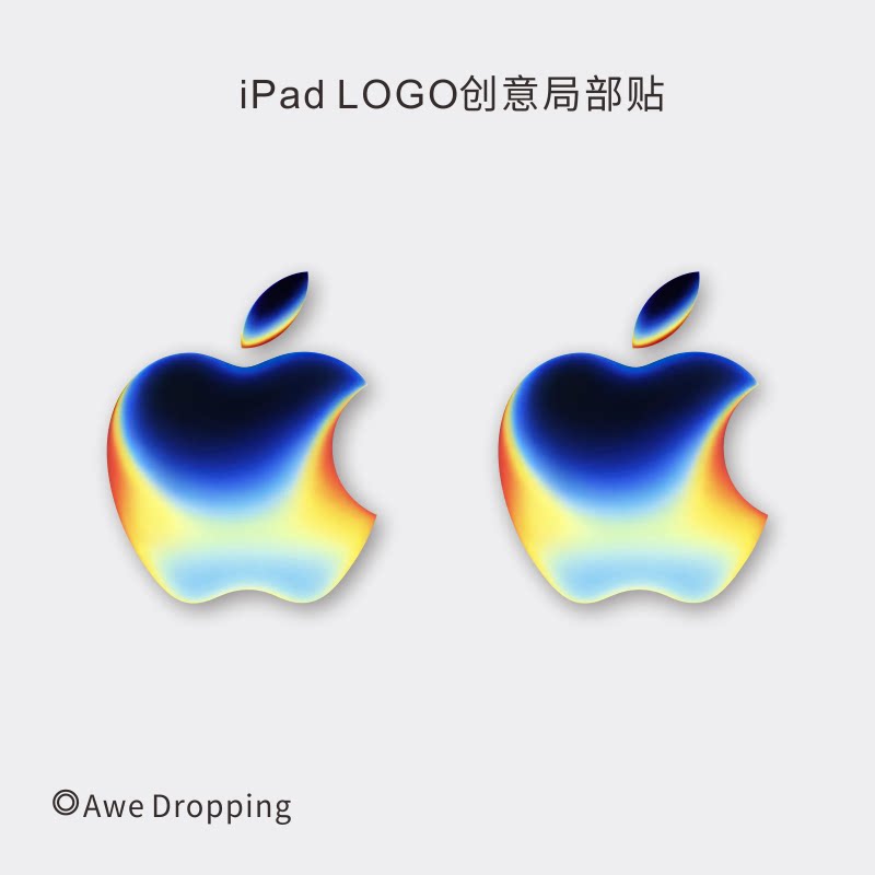 3M铸造级正品苹果iPadlogo贴纸图片