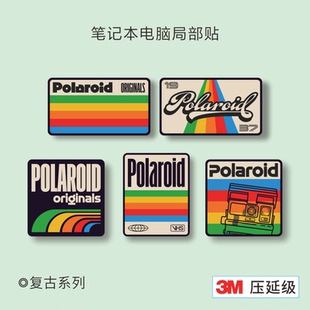 艺贴压延级灰胶 拍立得复古贴纸 笔记本电脑个性装饰贴纸摩托车吉他冰箱创意贴纸防水灰胶撕下不留胶