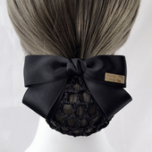 新款 头花女职业护士发网空姐盘发网兜银行邮政酒店前台工作发饰品