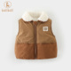 加绒保暖背心秋冬季 韩版 加厚保暖婴儿衣服 2025新款 男童马甲秋冬款