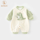 爬服 男宝宝连体衣超萌可爱满月百天哈衣春季 婴儿衣服春装 2025新款