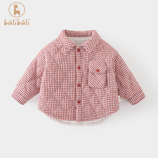 韩系男童外套秋冬装2025新款男宝宝夹棉保暖上衣冬季婴幼童衣服潮