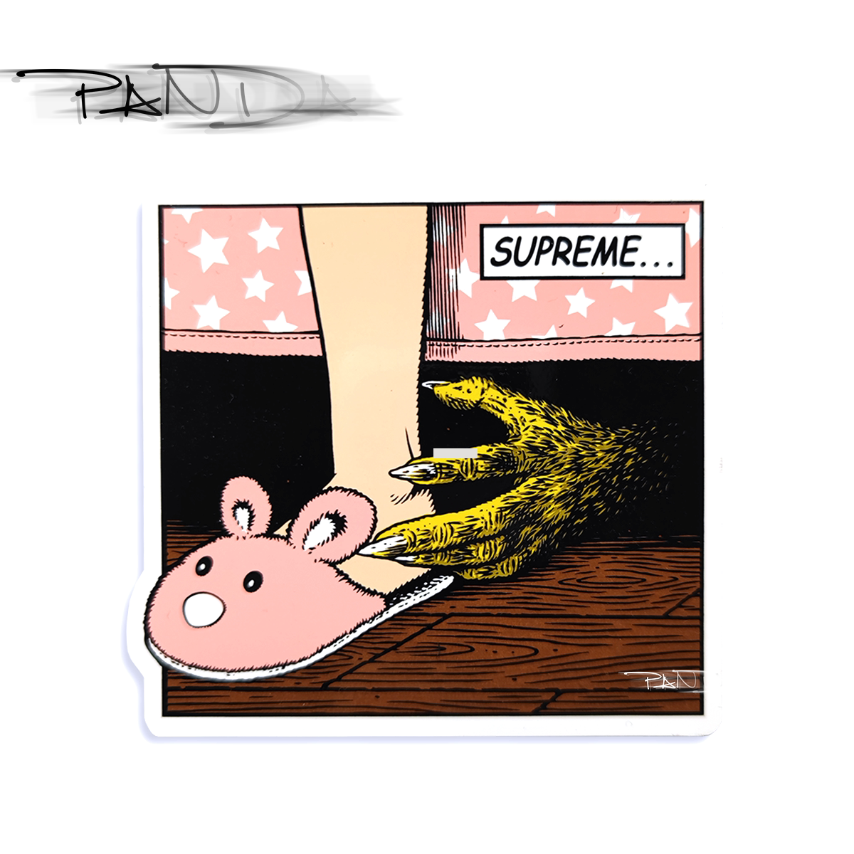 Supreme 21FW Sticker Bed Sticker Sean Cliver 艺术家 贴纸