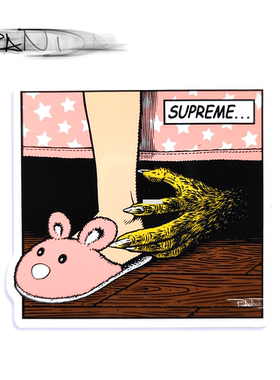 Supreme 21FW Sticker Bed Sticker Sean Cliver 艺术家 贴纸