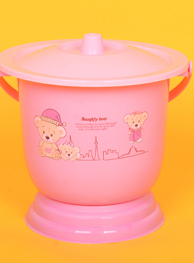 马桶家用起夜桶带盖痰盂防漏防臭便桶卧室小孩尿盆塑料简易便携。