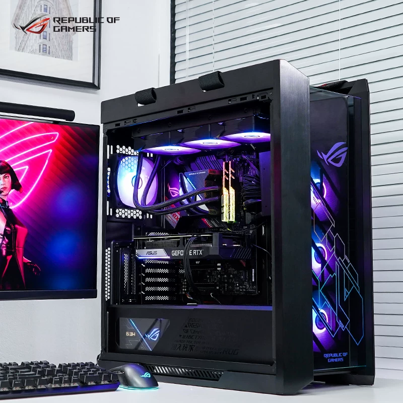 РГГ Игрок Страна i9 11900/RTX3070TI/3080 видеокарта Asus Бог солнца Бессбойная игра DIY сборка материнская плата водяное охлаждение семейный барабан Eye of the prodigal компьютерный корпус