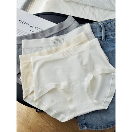 2025新款三角女士内裤女生短裤纯棉7a级抗菌棉质a类全棉裆部加长