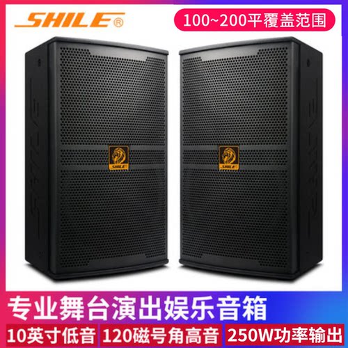 狮乐 BM-10专业舞台音箱会议室KTV包房婚庆活动户外大功率音响