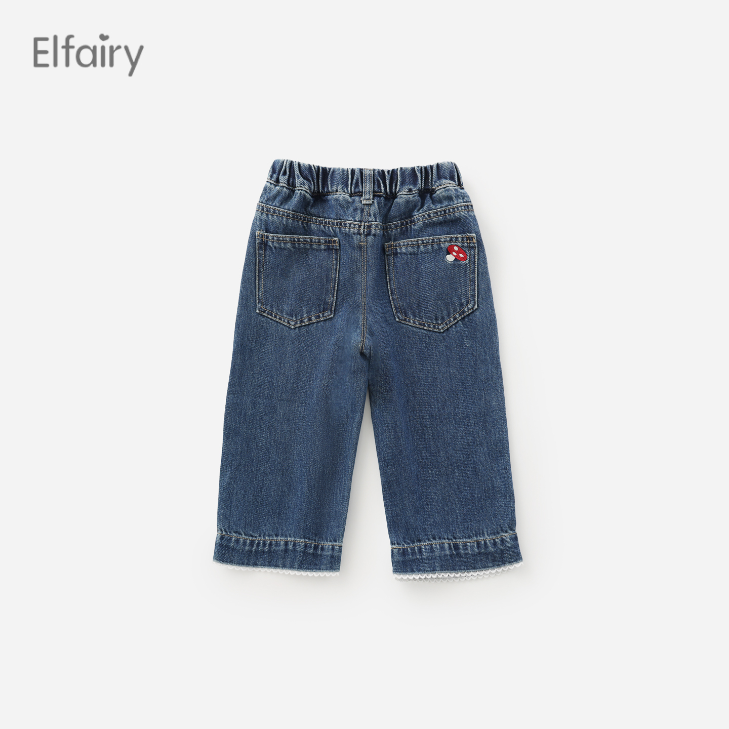Elfairy女童牛仔裤春秋款