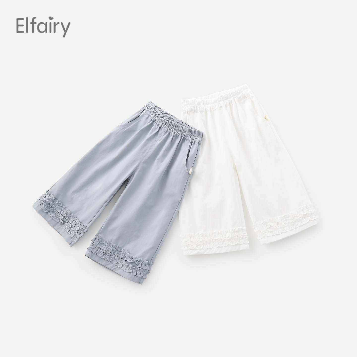 Elfairy女童公主风休闲裤纯棉