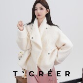 韩版 T`CREER｜ 夜与黎明 气质翻领宽松显瘦高级感外套女