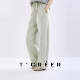 T`CREER｜ 休闲裤 柳岸春弦 撞色拼接设计感百搭