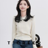 女 冬季 鹭点烟汀 高级气质百搭休闲打底衫 T`CREER｜
