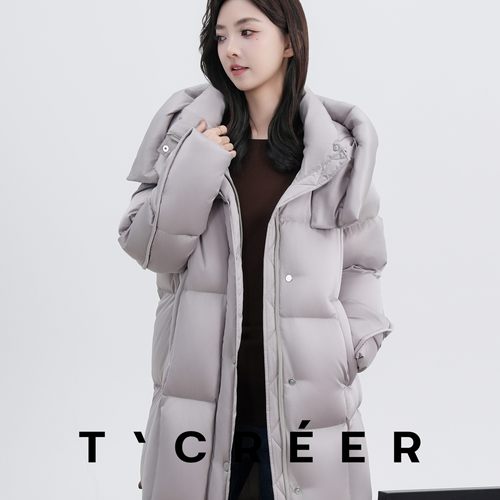 T`CREER｜【锦念涟涟】冬季高端大气廓形时尚舒适保暖羽绒服女