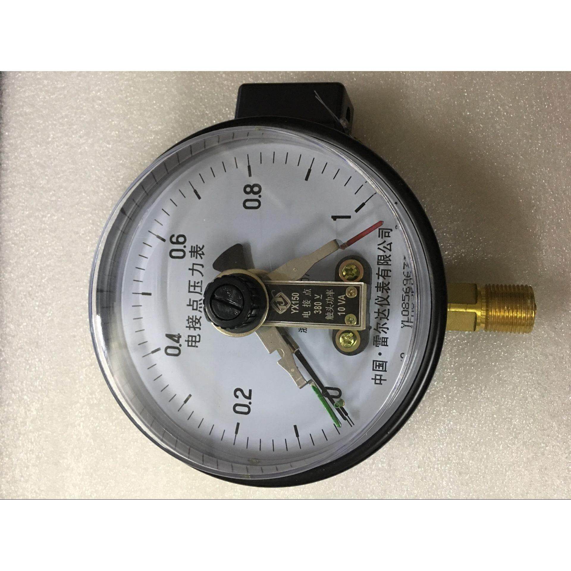 雷尔达yx150电接点压力表真空表0-0.611.62.5-0.1-0mpa仪表*