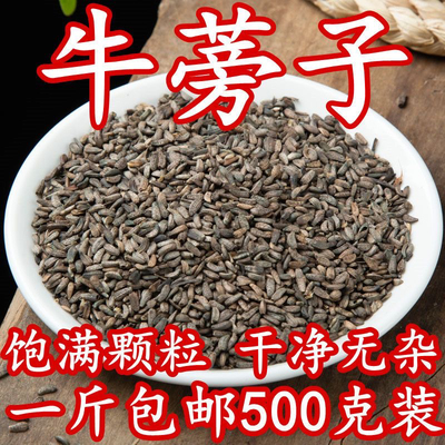 牛蒡子中药材牛蒡子茶东北牛蒡子正品新货牛蒡籽特级牛蒡子