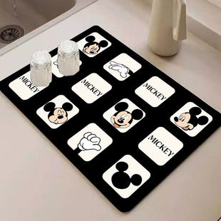 矽藻泥厨房沥水垫台面灶台控水吸水凉垫洗碗池碗盘咖啡机餐垫高颜