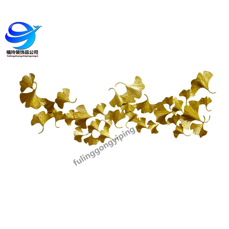 Iron art Ginkgo biloba Metal Wall decoration Pendant a living room bedroom sofa Entrance Background wall Wall decoration Wall hanging originalityin the Home accessories , Mural  category - from Buy2taobao.com to provide professional Taobao agent buy service