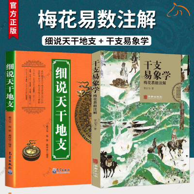 正版包邮 细说天干地支+干支易象学 梅花易数注解 天文学书籍 阐述天干地支源流应用知识 展示天干地支传统文化 梅花易数书籍