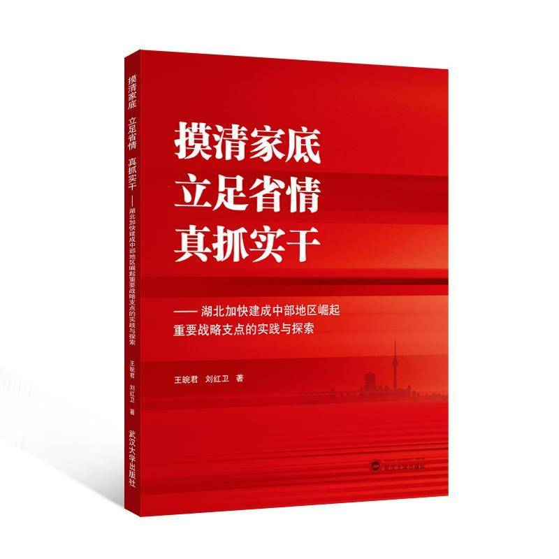 摸清家底 立足省情 真抓实干:湖北加快建成中部地区崛起重要战略支点的实践与探索书王皖君  政治书籍