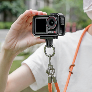适用大疆Action6/5pro/4/GoPro11/12/13运动相机防丢胸带安全挂绳