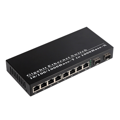 LHGD千兆2光8电SFP光纤收发器