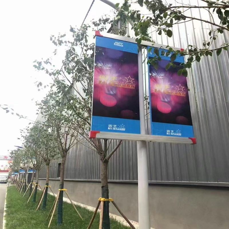 灯杆户外旗灯杆旗路灯广告牌定制电线 线杆马路电杆棋杆广告牌制