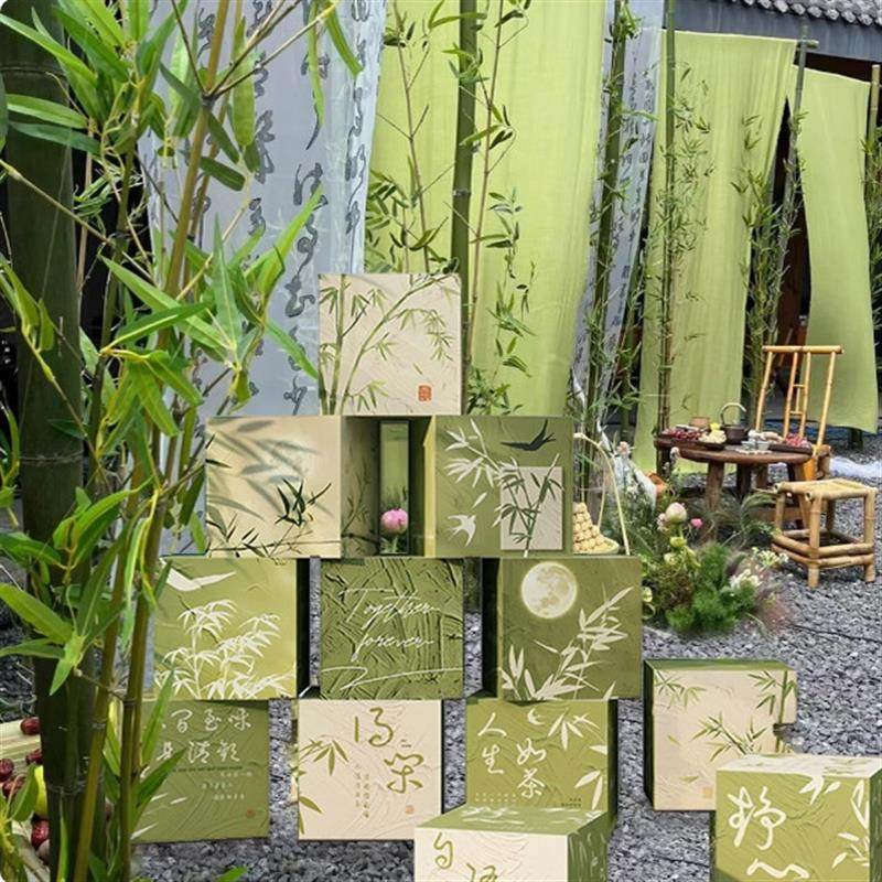 新中式古风立体KT板堆头箱装饰茶馆小院营地特色餐厅氛围场景厂家,家居饰品,文化墙贴,淘宝优惠券,粉丝福利购,淘宝优惠卷