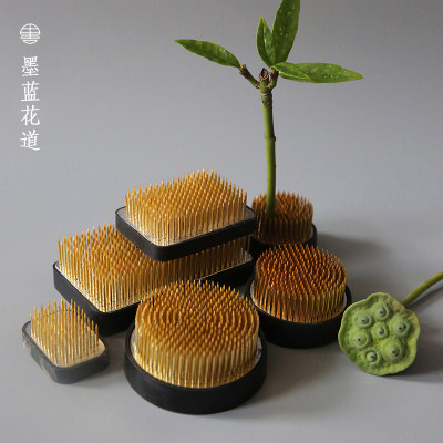 台式加重丸剑山插花器