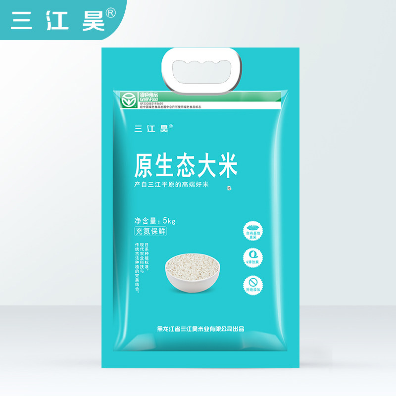 三江昊绿色食品东北大米5kg氮气保鲜小包装日系稻种