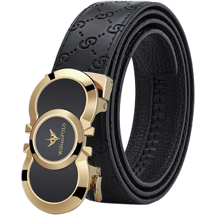 保罗皮带男士真皮2025新款腰带男士时尚高档轻奢品牌裤带皮带男款