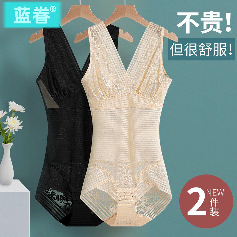 后脱式提臀连体塑身衣夏季超薄收腹束腰产后塑形美体束身无痕内衣