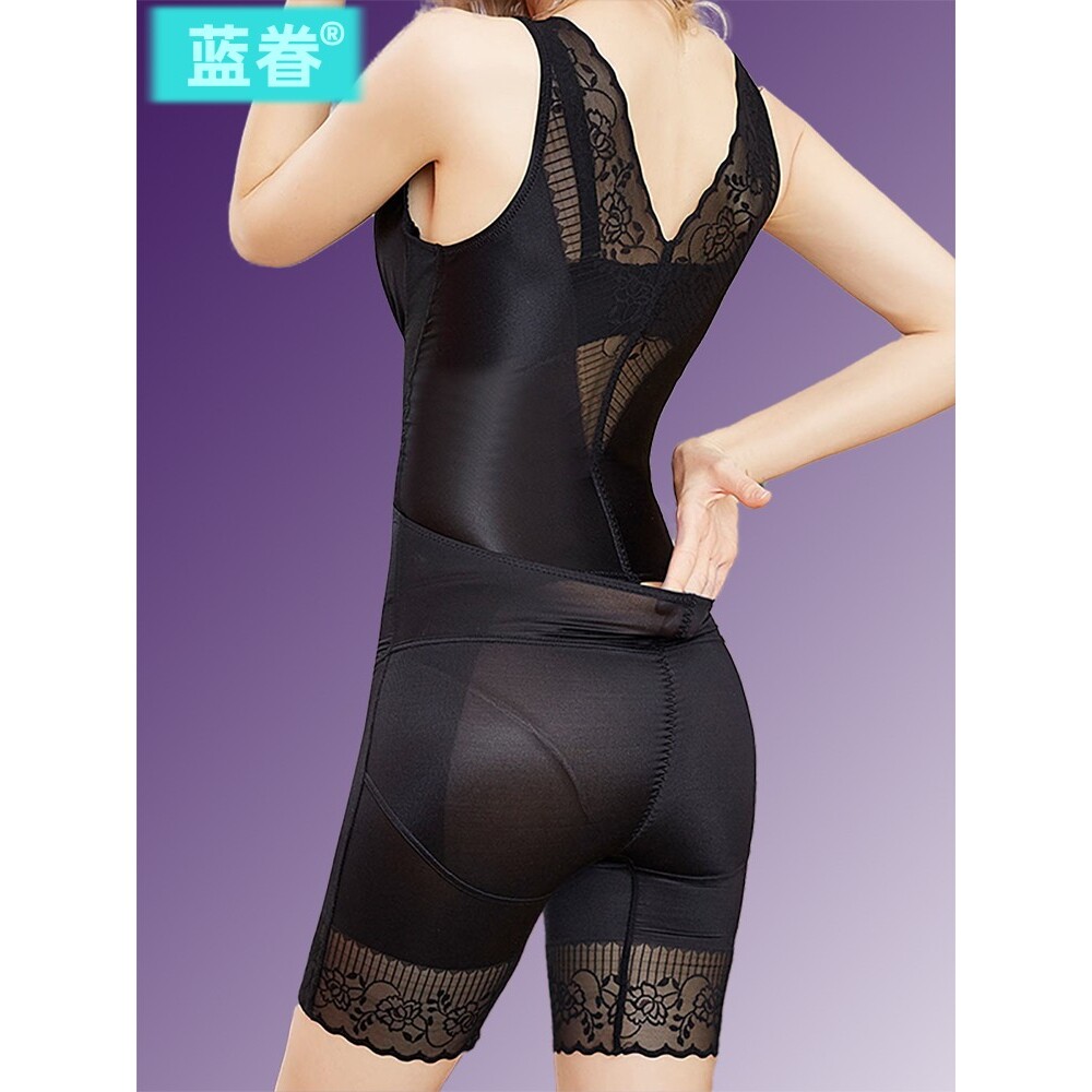 连体塑身衣超薄收腹束腰内衣显瘦性感紧身后脱式束身衣女美体塑形