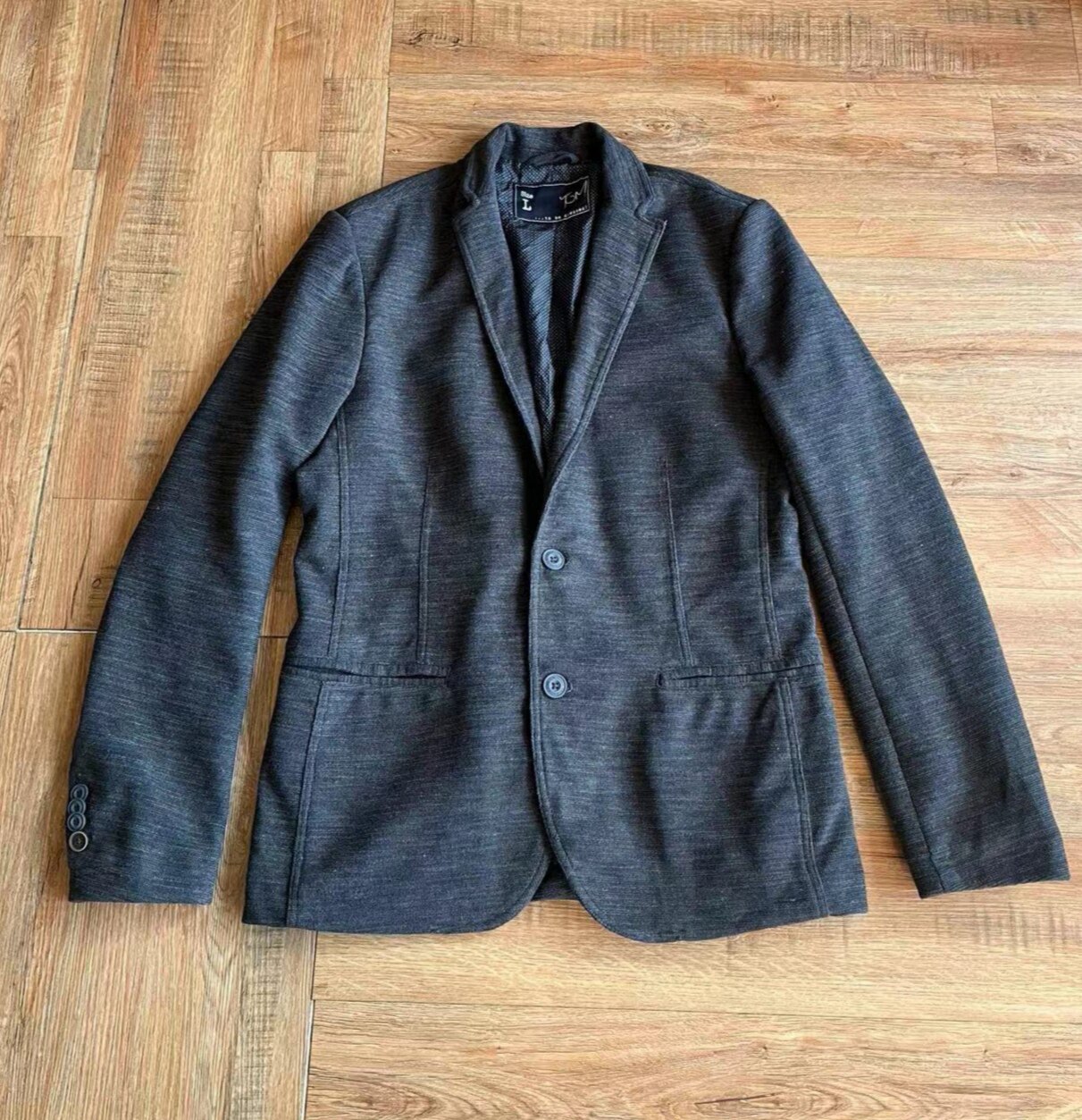 丹麦大牌思家男款涤绒西服英伦质感简约百搭秋冬上衣外套特价清仓