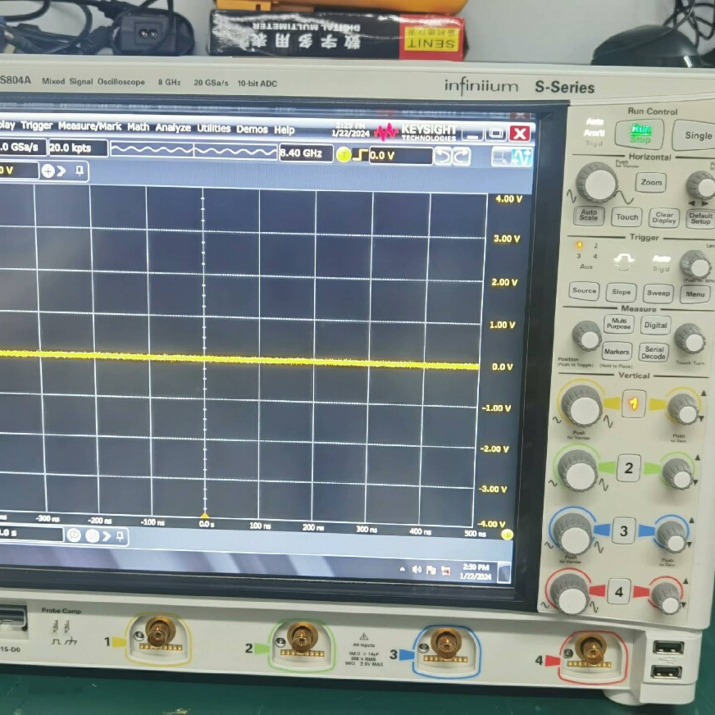 议价MSOS804A示波器/是德MSO804A可维修翻新图片