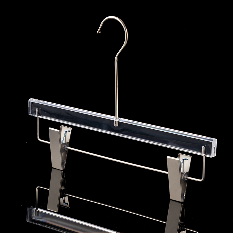 10个装水晶透明裤夹子吊架