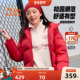 ATSC休闲系列安踏儿童女童羽绒服2025冬新款 保暖防泼水连帽面包服