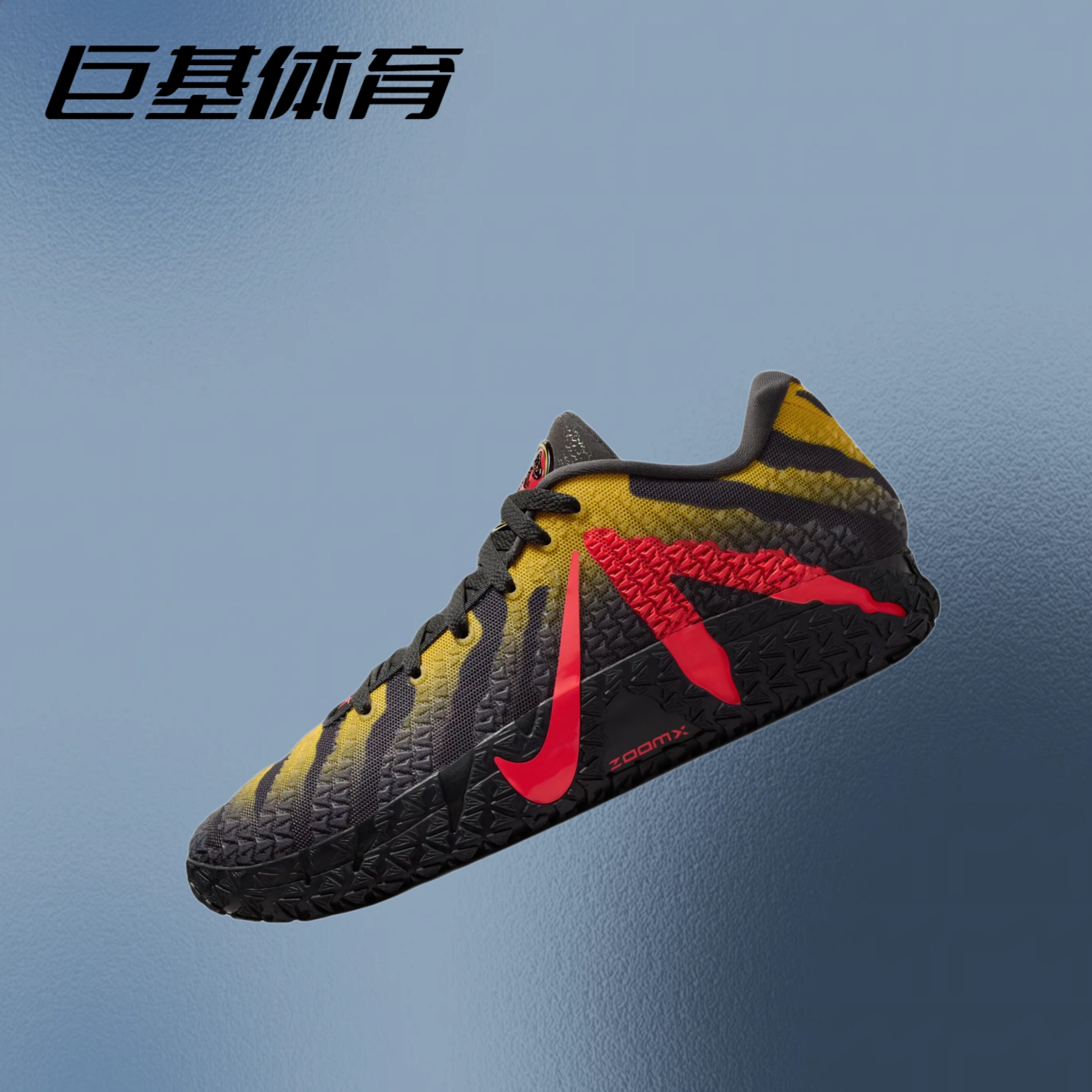 NIKE 耐克 JA 3莫兰特三代经典支撑实战篮球鞋男款黑红IU7239-001