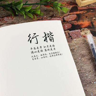 行楷手写硬笔字帖练字帖