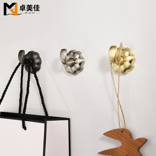 卓美佳门后挂衣钩金属电镀