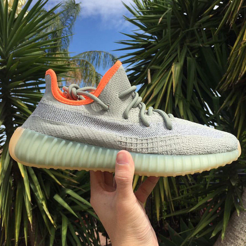 椰子350灰橙侧透满天星yeezy男鞋哈密瓜浅绿反光美洲限定莆田真爆