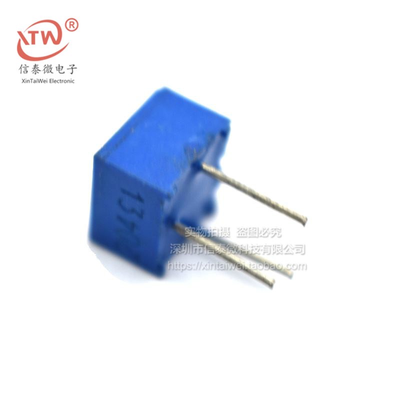 3362P-201 200R 单圈精密可调电阻/3362电位器 玻璃釉电位器