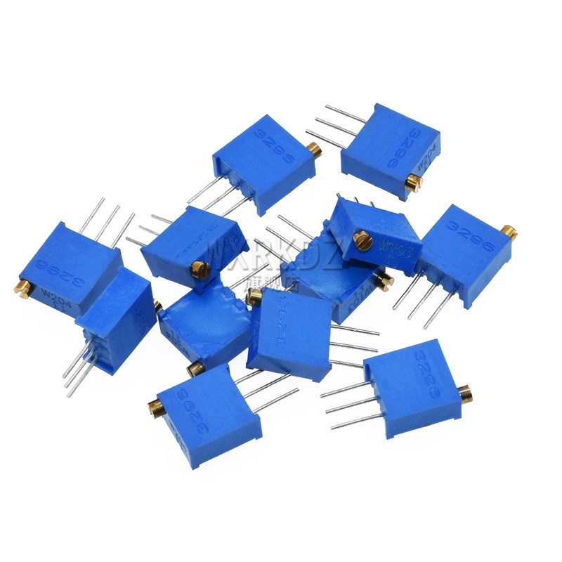 3296W电位器精密可调电阻多圈式50R 100R 200R 500R欧101 201 501