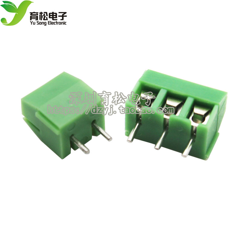 接线端子 接线端子2P 接线端子3P KF3.96-2P KF3.96-3P 可拼接